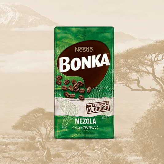 Café Bonka mezcla en Santiago