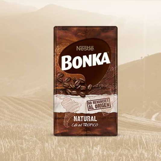 Café Bonka natural en Santiago
